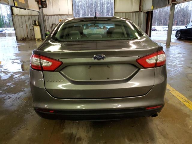 1FA6P0G70E5368400 - 2014 FORD FUSION S GRAY photo 6