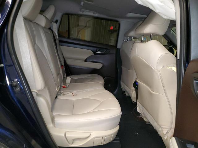 5TDGZRBH1LS005348 - 2020 TOYOTA HIGHLANDER XLE BLUE photo 10
