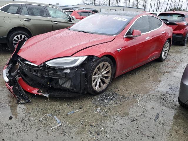 5YJSA1E20HF205188 - 2017 TESLA MODEL S Qırmızı foto 1