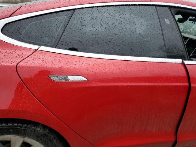 5YJSA1E20HF205188 - 2017 TESLA MODEL S Qırmızı foto 10