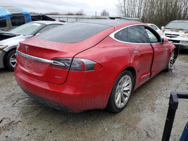 5YJSA1E20HF205188 - 2017 TESLA MODEL S Qırmızı foto 3