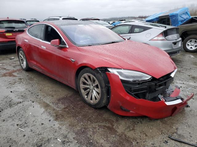 5YJSA1E20HF205188 - 2017 TESLA MODEL S Qırmızı foto 4