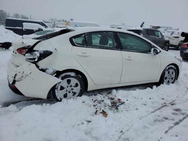 3KPFK4A70JE272564 - 2018 KIA FORTE LX WHITE photo 3