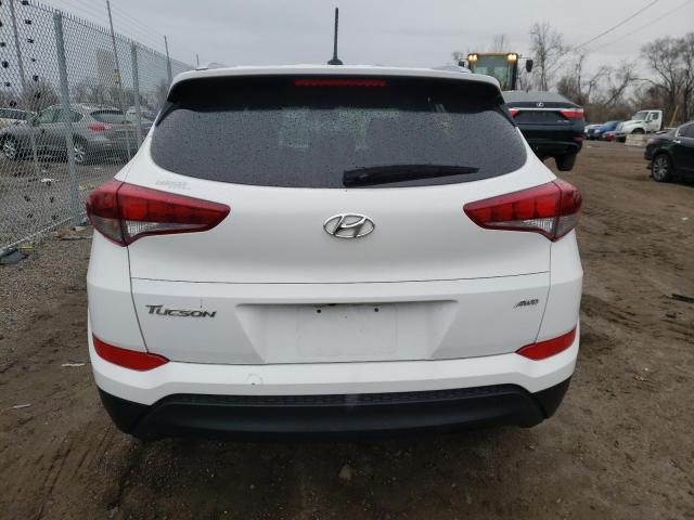 KM8J3CA44HU289432 - 2017 HYUNDAI TUCSON LIMITED WHITE photo 6