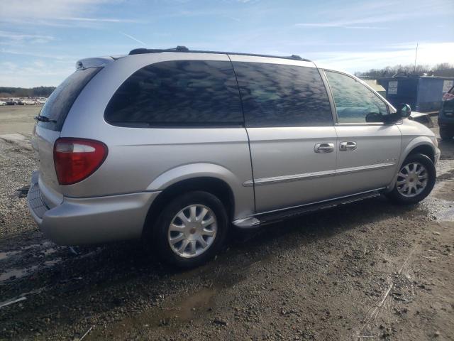 2C8GP74L01R290771 - 2001 CHRYSLER TOWN & COU EX SILVER photo 3