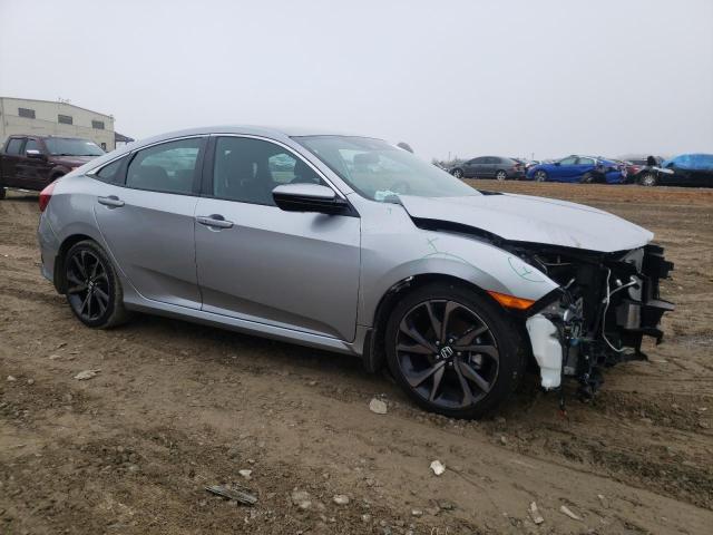 2HGFC2F8XMH541084 - 2021 HONDA CIVIC SPORT 银色 照片 4
