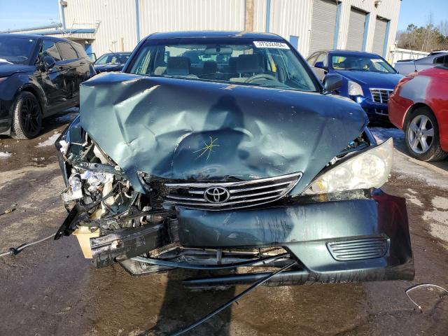 4T1BE32K25U080794 - 2005 TOYOTA CAMRY LE GREEN photo 5