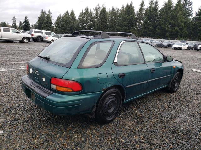 JF1GF4355WG810175 - 1998 SUBARU IMPREZA L GREEN photo 3