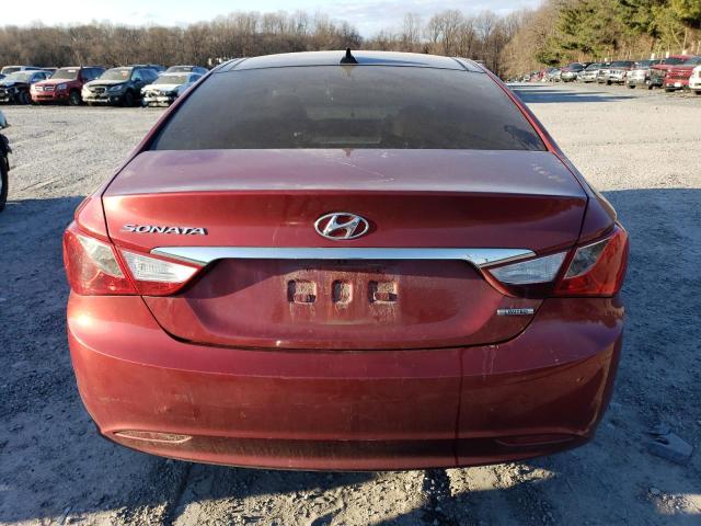 5NPEC4AC9DH523670 - 2013 HYUNDAI SONATA SE RED photo 6