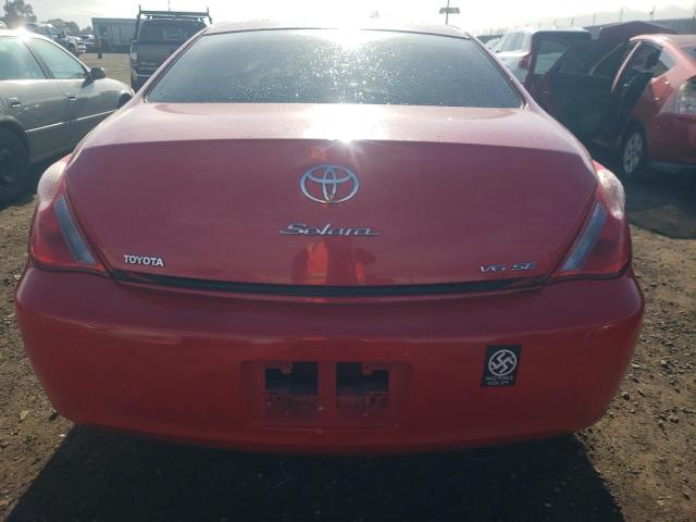 4T1CA38P15U063259 - 2005 TOYOTA CAMRY SOLA SE RED photo 6