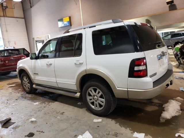 1FMEU74E07UA49139 - 2007 FORD EXPLORER EDDIE BAUER WHITE photo 2