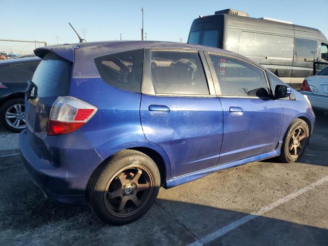 JHMGE88409S058616 - 2009 HONDA FIT SPORT BLUE photo 3