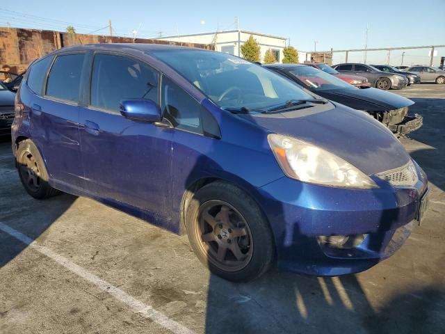 JHMGE88409S058616 - 2009 HONDA FIT SPORT BLUE photo 4