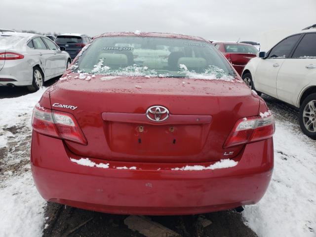 JTNBE46K573051878 - 2007 TOYOTA CAMRY CE RED photo 6