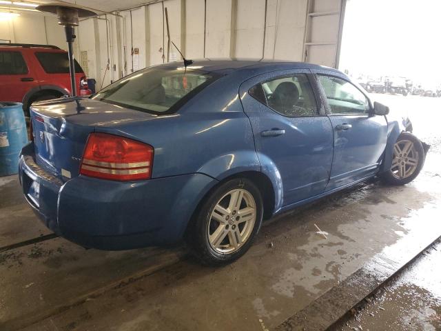 1B3LC56K68N158871 - 2008 DODGE AVENGER SXT BLUE photo 3