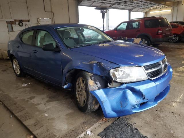 1B3LC56K68N158871 - 2008 DODGE AVENGER SXT BLUE photo 4