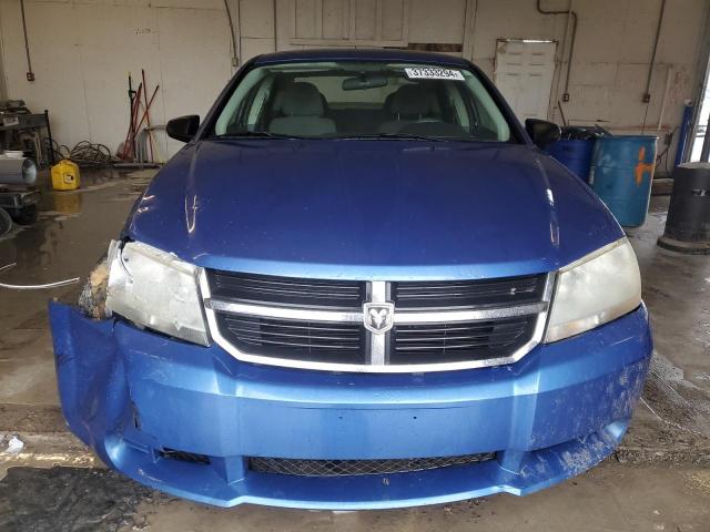 1B3LC56K68N158871 - 2008 DODGE AVENGER SXT BLUE photo 5