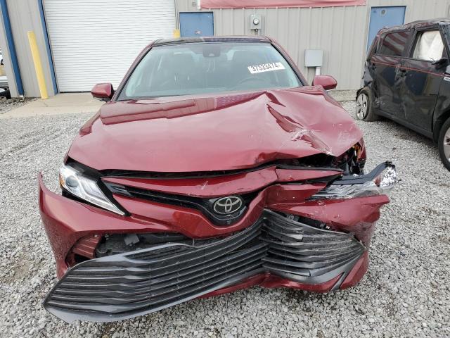 4T1B11HKXKU812916 - 2019 TOYOTA CAMRY L RED photo 5