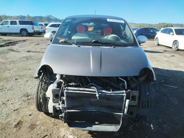 3C3CFFGE1DT712563 - 2013 FIAT 500 ELECTRIC GRAY photo 5