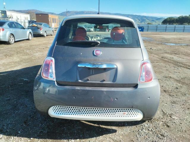 3C3CFFGE1DT712563 - 2013 FIAT 500 ELECTRIC GRAY photo 6