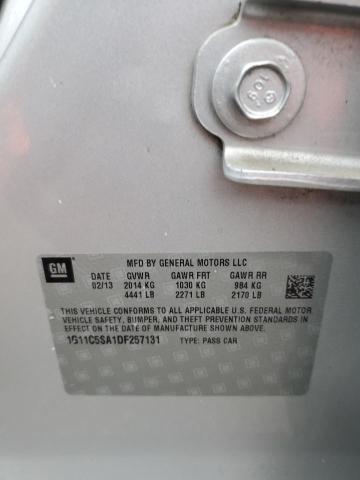 1G11C5SA1DF257131 - 2013 CHEVROLET MALIBU 1LT Srebrny zdjęcie 12