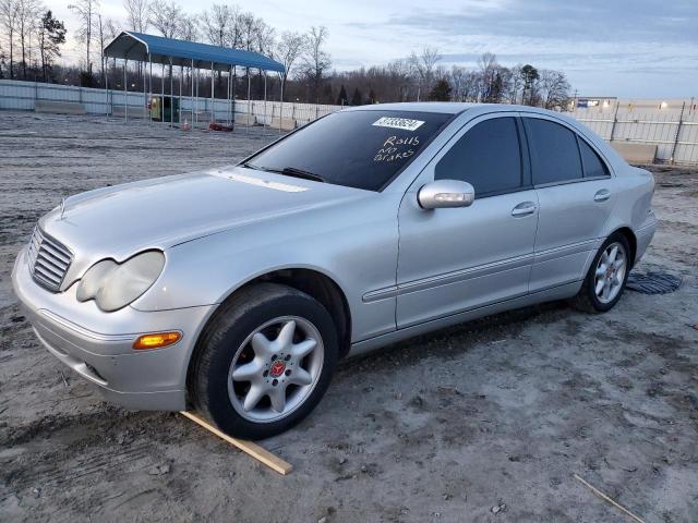 WDBRF61J34E018726 - 2004 MERCEDES-BENZ C 240 SILVER photo 1