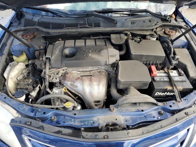 4T4BF3EKXBR119402 - 2011 TOYOTA CAMRY BASE BLUE photo 11