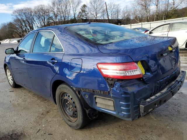 4T4BF3EKXBR119402 - 2011 TOYOTA CAMRY BASE BLUE photo 2