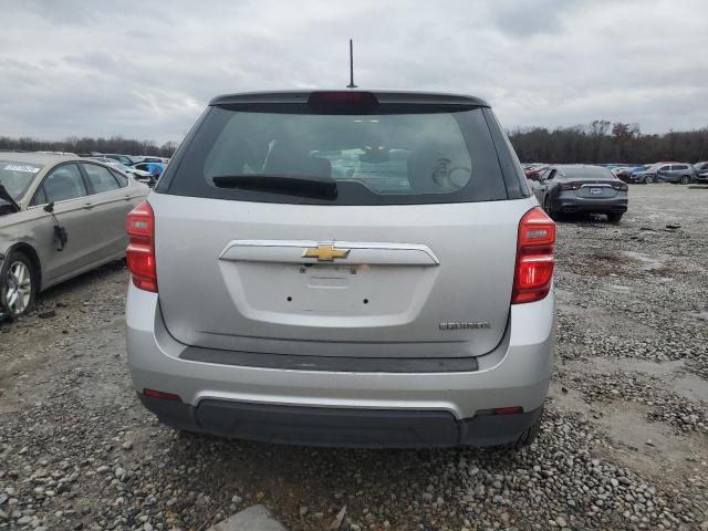 2GNALBEK1G1147368 - 2016 CHEVROLET EQUINOX LS SILVER photo 6