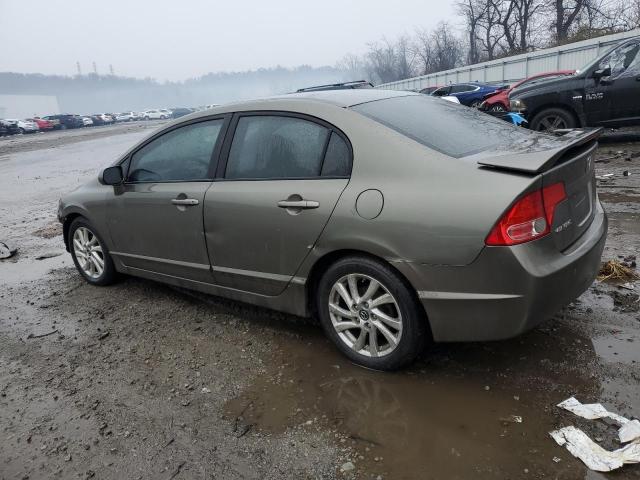 1HGFA16877L134430 - 2007 HONDA CIVIC EX BROWN photo 2