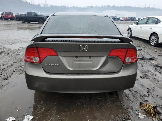 1HGFA16877L134430 - 2007 HONDA CIVIC EX BROWN photo 6