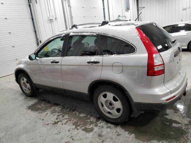 5J6RE3H36AL801289 - 2010 HONDA CR-V LX SILVER photo 2