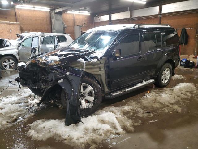 5N1AR18B38C652025 - 2008 NISSAN PATHFINDER S BLACK photo 1