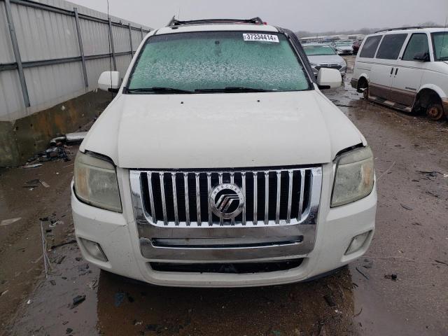 4M2CU87G49KJ03209 - 2009 MERCURY MARINER PREMIER WHITE photo 5