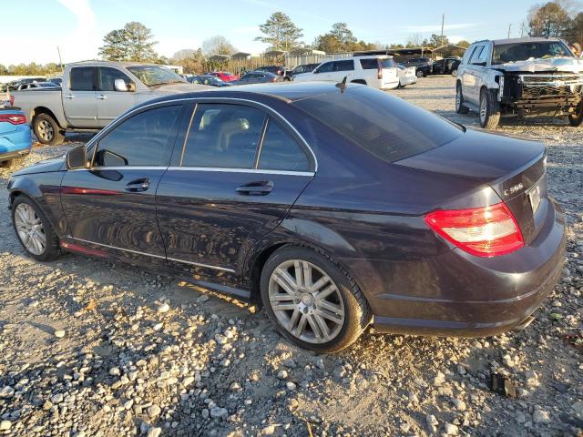 WDDGF54X09R077886 - 2009 MERCEDES-BENZ C 300 BLUE photo 2