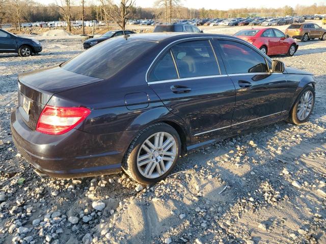 WDDGF54X09R077886 - 2009 MERCEDES-BENZ C 300 BLUE photo 3