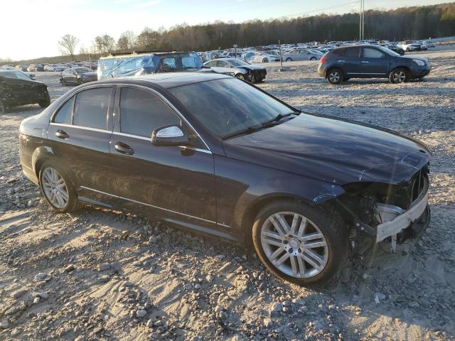 WDDGF54X09R077886 - 2009 MERCEDES-BENZ C 300 BLUE photo 4