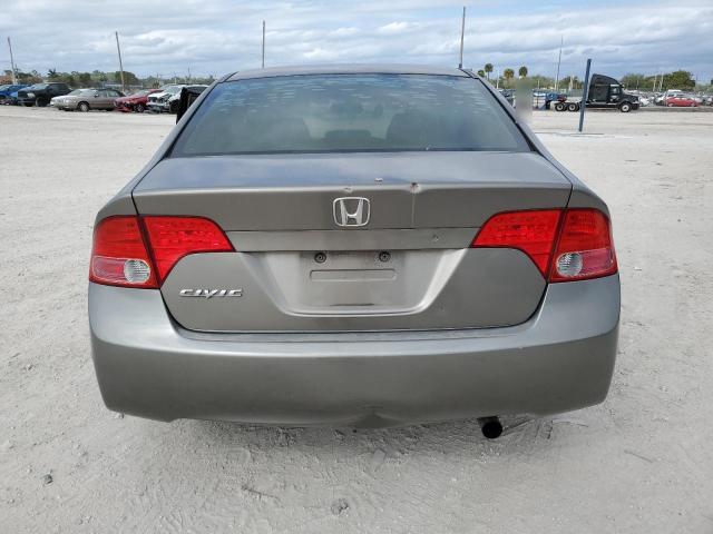 1HGFA16577L034561 - 2007 HONDA CIVIC LX GRAY photo 6