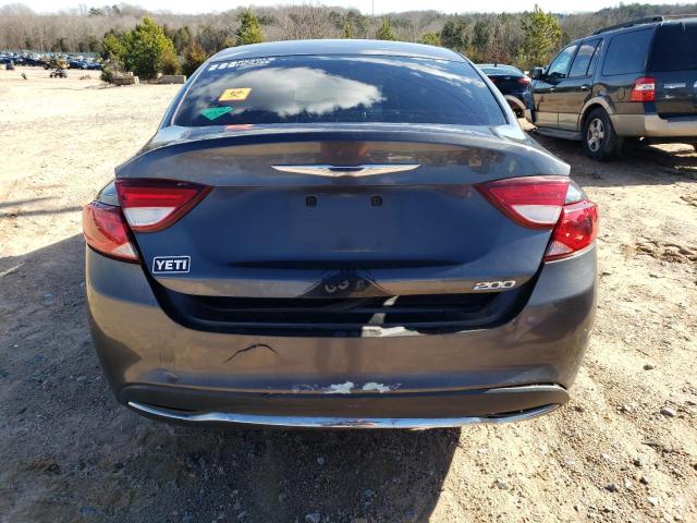 1C3CCCAB7FN741607 - 2015 CHRYSLER 200 LIMITED GRAY photo 6