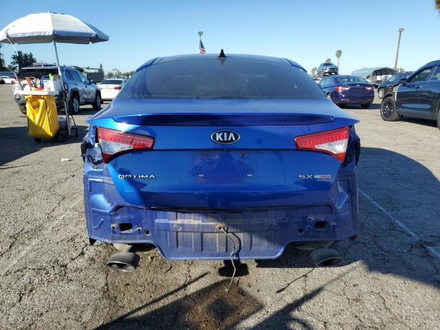 5XXGR4A64DG132374 - 2013 KIA OPTIMA SX BLUE photo 6