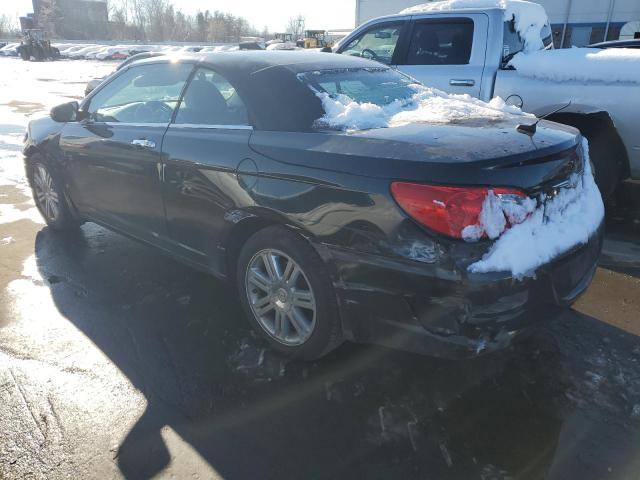 1C3LC65M28N635615 - 2008 CHRYSLER SEBRING LIMITED BLACK photo 2