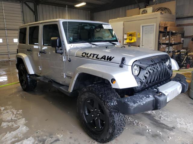 1C4BJWEGXCL253571 - 2012 JEEP WRANGLER U SAHARA SILVER photo 4