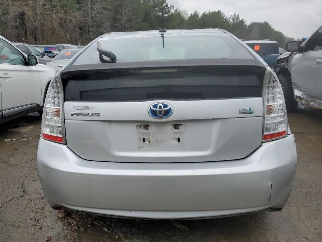 JTDKN3DU0B0253105 - 2011 TOYOTA PRIUS SILVER photo 6