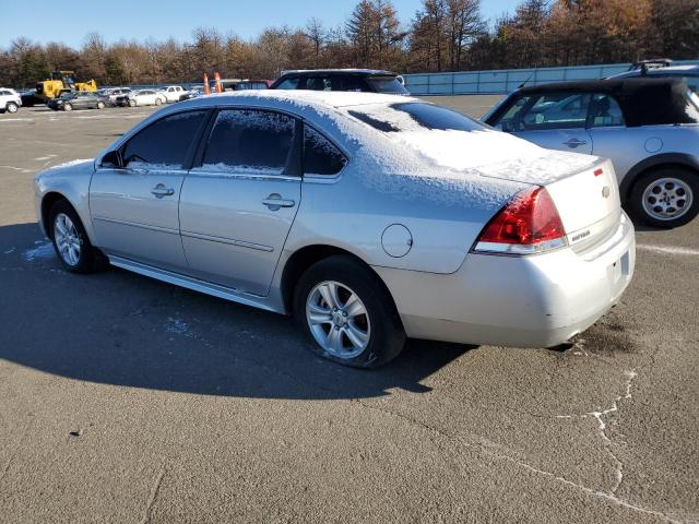 2G1WF5E31D1263237 - 2013 CHEVROLET IMPALA LS SILVER photo 2