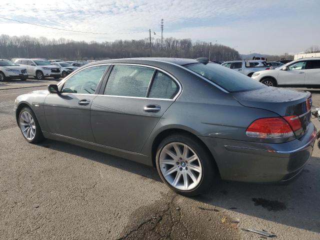 WBAHN83517DT72084 - 2007 BMW 750 GRAY photo 2