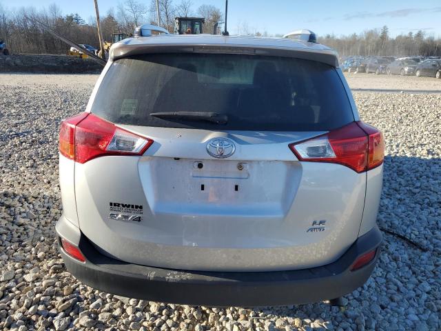 JTMBFREV3FD117704 - 2015 TOYOTA RAV4 LE SILVER photo 6