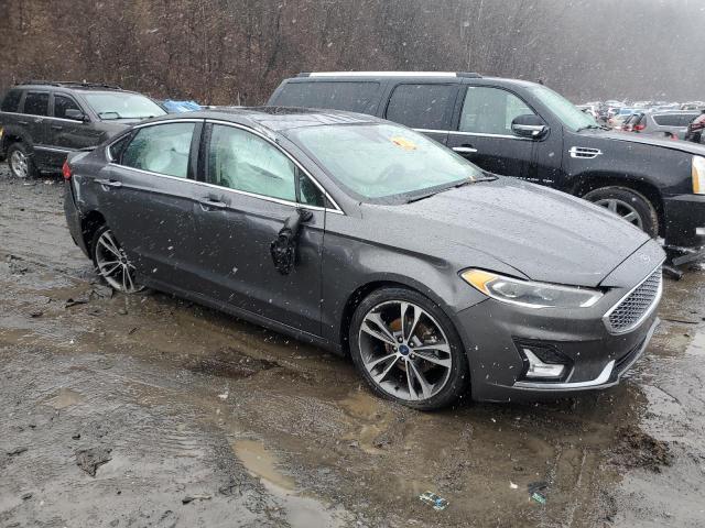 3FA6P0D98LR152875 - 2020 FORD FUSION TITANIUM GRAY photo 4