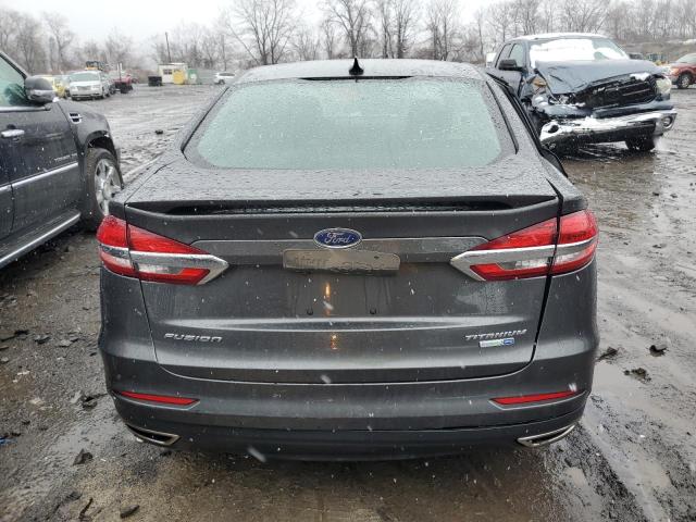 3FA6P0D98LR152875 - 2020 FORD FUSION TITANIUM GRAY photo 6