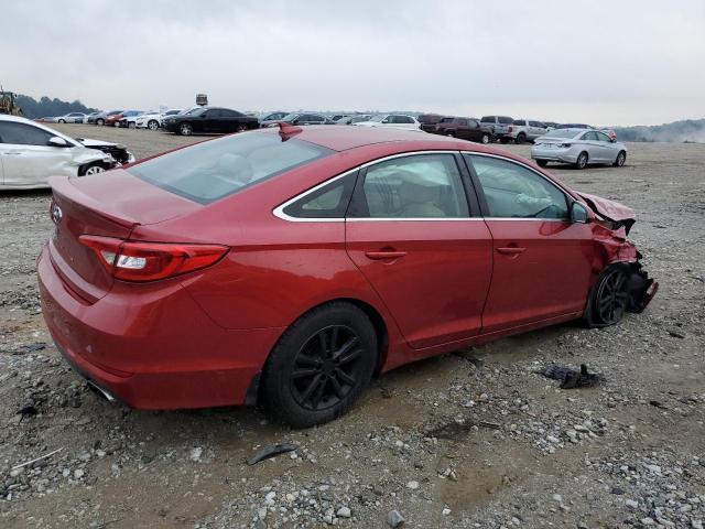 5NPE24AF4HH542338 - 2017 HYUNDAI SONATA SE RED photo 3