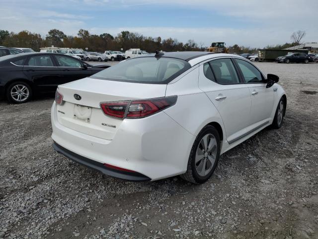 KNAGN4ADXF5091098 - 2015 KIA OPTIMA HYBRID WHITE photo 4